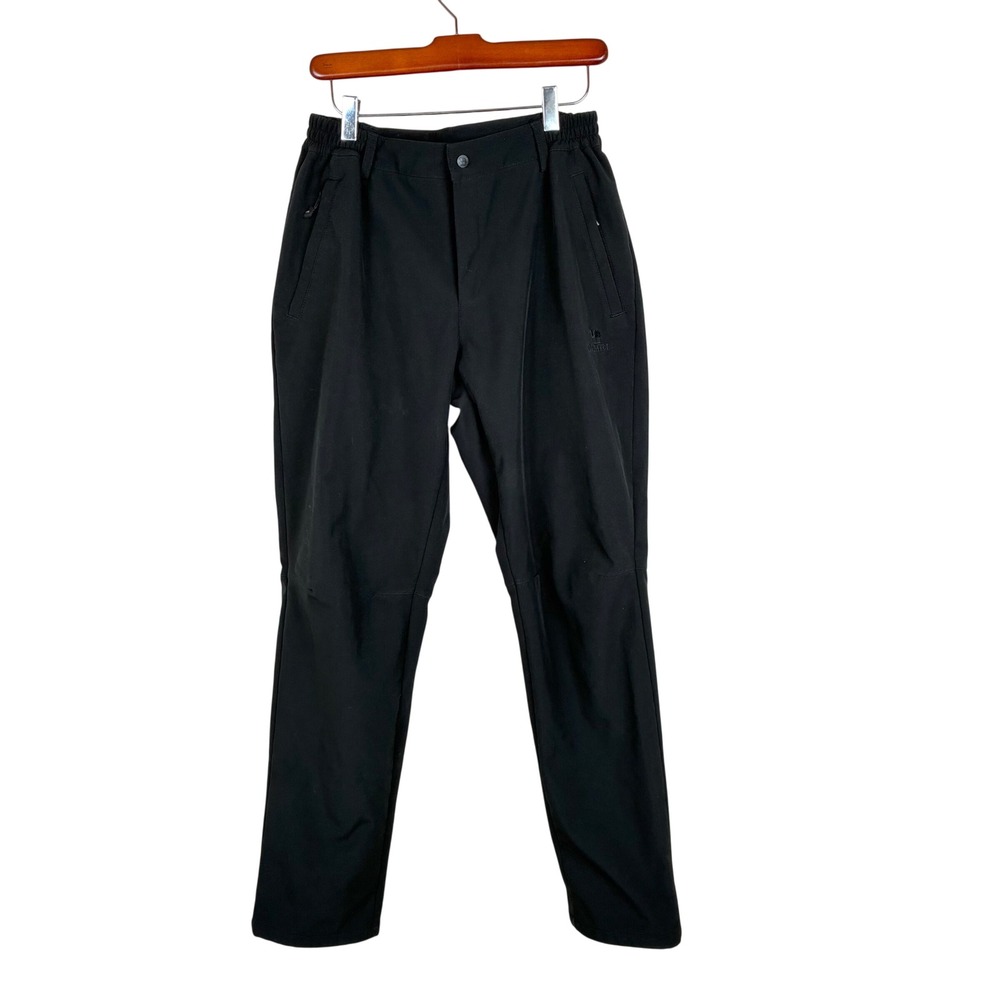 Camel Crown Pants Womens Sz L Fleece Lined Softshell Hiking Outdoor Trek Gorp